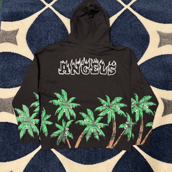 Palm Angels Skull Island Black Hoodie Mens Large - Picture 4 of 4